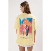 Trendyol Milla Ženska majica TWOSS25TS00055, Žuta