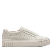 Clarks za ženske. 26181207 Mayhill Walky usnjeni čevlji beli (39.5), Bela, 3 do 5 cm, Priložnostno