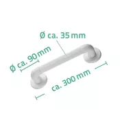Luigi Ferero A1013001 SIGURNOSNI RUKOHVAT BELI PVC