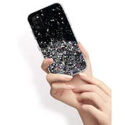 Overboard Ovitek za Samsung Galaxy A41, bleščeč, črn