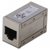 STP modular coupler CAT6 RJ45/RJ45 8P8C, metal housing