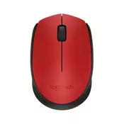 Logitech M171 Wireless miš crveni