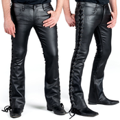 Moške hlače (jeans) WORNSTAR - Hellraiser Side Laced - Waxed Denim - WSP-HRKSLWX