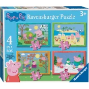 Ravensburger Pepin Pig Puzzle: Sezone 4v1 (12, 16, 20, 24 kosov)