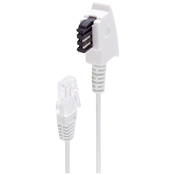 Shiverpeaks Shiverpeaks BASIC-S telefonski priključni kabel TAE-F vtič na vtič RJ45\, usmerjevalni kabel DSL VDSL\, bel\, 1\,5 m Shiverpeaks DSL priključni kabel [1x moški konektor TAE-F - 1x RJ45 vtič, (20411166)