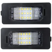 shumee BMW E39 E60 E61 E82 E88 E90 E91 E92 E93 X5 E70 X6 E71 E72 LED luči za registrske tablice 2 kom. set