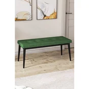 Hanah Home klupa Pera Bench, 105 cm, kaki / zelena / crna
