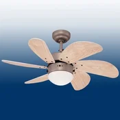 Ventilator Westinghouse Turbo Swirl z 2 stikali - titan, javor, bela - Les