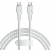 BASEUS Puding kabel, 2 m, USB-C-USB-C, 100 W, bijeli (P10355702221-01)