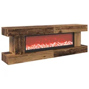 vidaXL Električni kamin Star les 150 x 30 x 50 cm Inženirski les