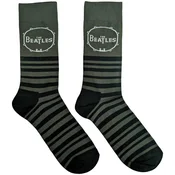 The Beatles Drum & Stripes Green 39-45 Nogavice
