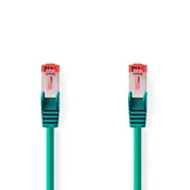 Nedis Omrežni kabel CAT6 | RJ45 Moški | RJ45 Moški | S/FTP | 10,0 m | Okrogla | LSZH | Zelena | Oznaka