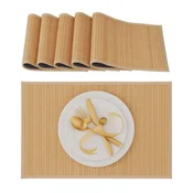 Northio Bambusovi pogrinjki 30x45 cm set 6 nedrseči odporni