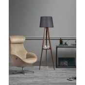 Opviq Podna lampa, 160 cm, E27, Tamnobraon