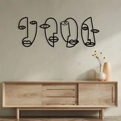 Wallity Zidna dekoracija Anacreon, 133x46cm, Crna