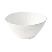 Skodelica za kosmiče SNOW LEAF 18 cm, 500 ml, bela, keramika, MIJ
