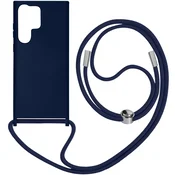 AVIZAR Etui z vrvico za Samsung S23 Ultra, serija NeckShell Midnight Blue, (20670168)