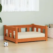 Krevet za psa Vosak smeda 65,5 x 50 x 28 cm Cvrsto borovo drvo