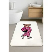 Lessentiel Maison Prostirka za kupatilo Boss Bear, Bela