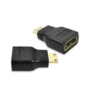 Adapter Mini HDMI-HDMI MF E-Green crni