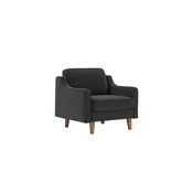 Atelier del Sofa Fotelja Robin 1, Crna