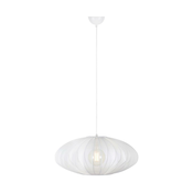 Markslöjd 108794 - Lestenec na vrvici FORENCE 1xE27/40W/230V pr. 60 cm bela