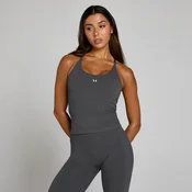 MP ženska brezrokavna majica tempo ultra seamless longline - robust grey - XXL