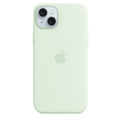 APPLE iPhone 15 Plus Silicone Case with MagSafe - Soft Mint ( mwng3zm/a )