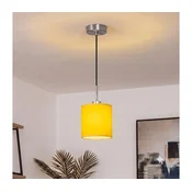 Brilagi - LED lestenec na kablu NUBILA 1xE27/60W/230V premer 14 cm črna/rumena