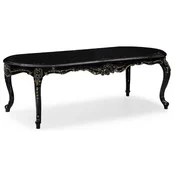 Casa Padrino luxury baroque dining table black/gold - Magnificent baroque style kitchen table - Luxury baroque dining room furniture - Baroque dining room furniture - Baroque interior