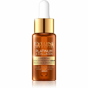Eveline Cosmetics Platinum & Collagen koncentrirani serum proti gubam 18 ml