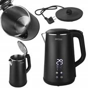 Električni grelnik vode z nadzorom temperature 1,6 l 1500 W na dotik Kraft&Dele