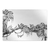 Decormat Podloga za stol Cheetahs on a branch 140x100 cm 2 cm