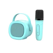 INF Prenosni Karaoke Bluetooth 5.3 Zvočnik z Brezžičnim Mikrofonom, HIFI Zvok Blue, (5000141440)