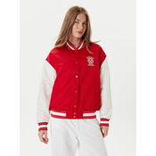 Guess Jeans Bomber jakna W5YL15 WHAA2 Rdeča Regular Fit