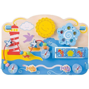 Bigjigs Rail Bigjigs Baby Lesena motorna plošča Morje
