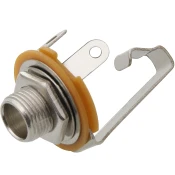 Kovinska montažna vtičnica Jack 6,3 mm