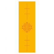 Bodhi Leela Yantra prostirka za jogu 4mm Boja: žuta