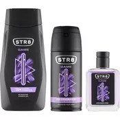 STR8 Game Set vodica po britju 50 ml + deodorant 150 ml + gel za prhanje 250 ml