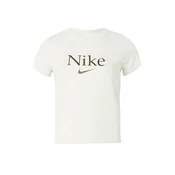 Nike Sportswear Majica rjava/kapučino/naravno bela