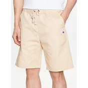 Champion Kratke hlače iz tkanine 217239 Bež Relaxed Fit