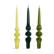 Komplet sveč &k amsterdam alpha greens set 3-pack