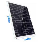 SOL-PANEL20W RV Solarni panel USB spoljni, vodootporni, 20W, 330x360x3mm