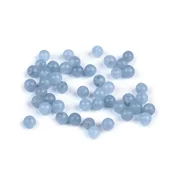 Angelit sintetični, mineralni kroglice O4 mm - angelit (94 kosov)