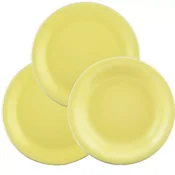 Lilien 18-delni set krožnikov Daisy, rumen
