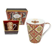 Carmani, porcelanasta skodelica 370 ml - okraski Casablanca, maroški vzorec