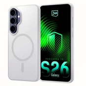 3mk Zaščitni ovitek Smoke MagCase White za Samsung Galaxy S26