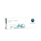 CooperVision Biomedics 1 Day Extra Toric (30 leč) Dioptrija: -8, Ukrivljenost: 8.7, Premer: 14.5