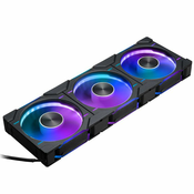 Phanteks D30-120 Računalniško ohišje Ventilator 12 cm Črna 3 kos(-i)