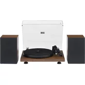 Crosley C62 Walnut Gramofon komplet